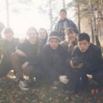 1997.09.25 Поход "В" класса в лес